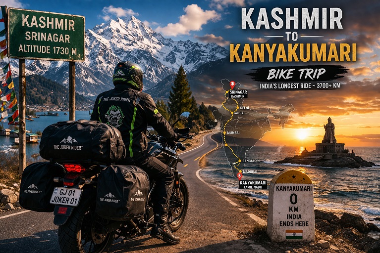 Kashmir to Kanyakumari Bike Trip Guide